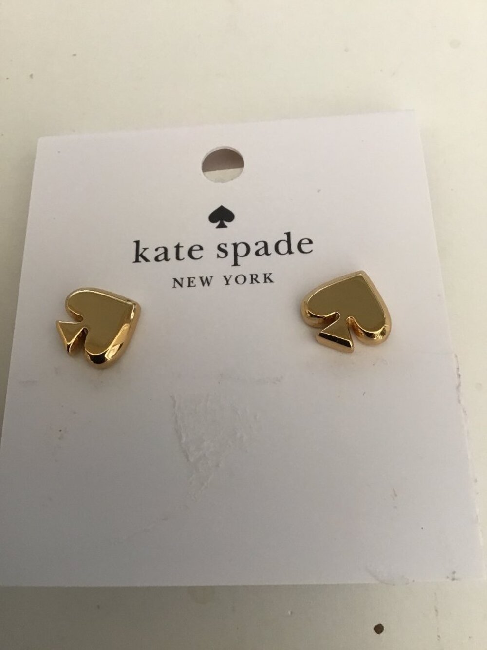 Kate Spade New Golden Spade Earrings